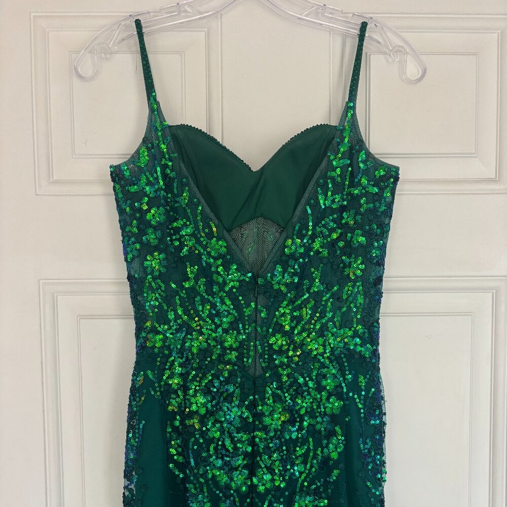 Emerald Ellie Wilde Prom Dress Size 0 - Picture 3 of 8